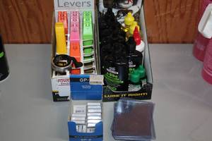 lot 1492 image: Tire Levers, Tire Patches, E-Bike Chain Lube