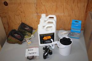 lot 1496 image: Misc. Bike Parts - Battery Equalizer, Rotor Spacers, Cycle Computer, Shifter, Display and more