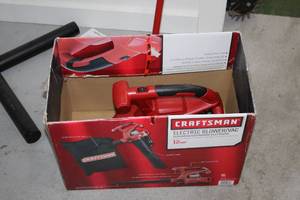 lot 1771 image: Craftsman Electric BlowerVac and Attachment (in original box)