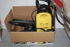 lot 1772 image: Karcher 1600-PSI Pressure Washer (in original box)