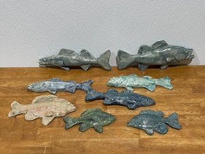 Ceramic Fish with Hanging Hooks