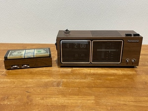 Vintage Panasonic and Money Radio