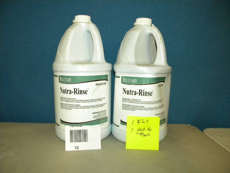 Hillyard Nutra Rinse | Blaine Surplus Tools Auction, Cleaning