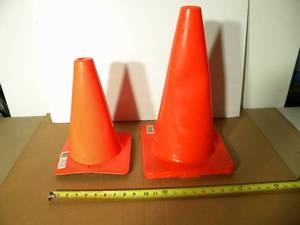 lot 3 image: 2 Safety  Construction Cones