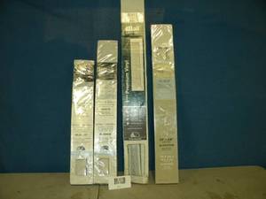 lot 134 image: 4 Bali Vinyl Mini Blinds (Various Sizes - See Description Below)