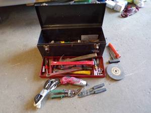 lot 101 image: Huge Assortment of Tools and Toolbox