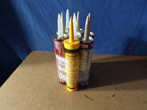 lot 75 image: 8 Mixed Tubes of Concrete Fillers and Sealant