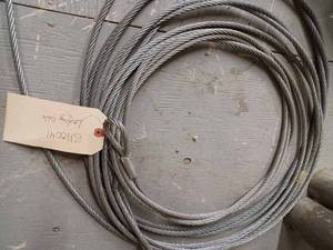 lot 28 image: Three New Boat Lift Leveling Cables and Two Used Shore Station Adjustable Posts