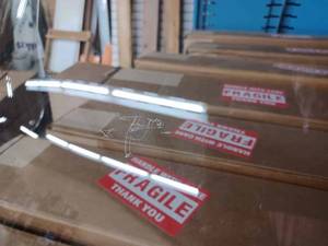lot 35 image: Tracker Boat Windshield - Scratched