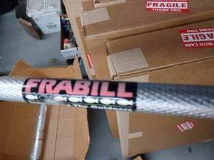 lot 54 image: Frabill Landing Net - Rubber Net, Handle is Crushed at the end