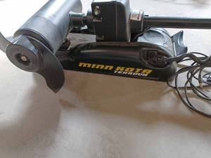 lot 61 image: Minn-kota Terrova 112 U.S. 2 Trolling Motor with I-Pilot Link (Motor has been checked out and is ready for the water)