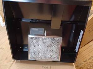 lot 72 image: New in the Box, Rear Venting Dometic Brand Range Hood Vent for Apartment, RV or Fish House