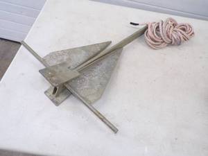 Large Anchor with Rope