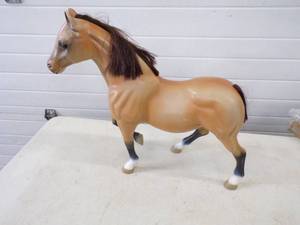 Large Plastic Horse Figurine