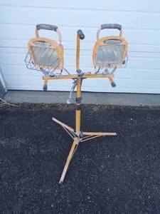 Double Work Light Adjustable Height
