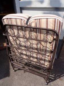 Folding Bed frame with Free Mattress