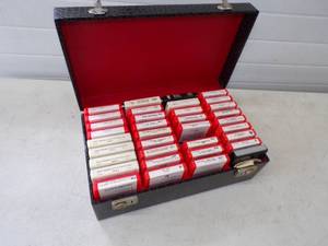 Vintage 8 Track Tapes with Case