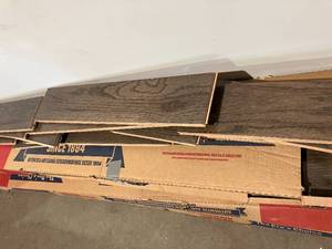 lot 91 image: Lot of Bruce Plano Gray Oak 34 in. T x 5 in. W Solid Hardwood Flooring