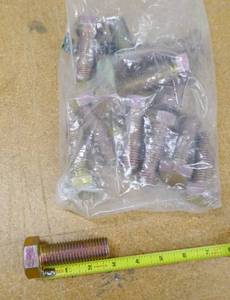 Bag of 12 large bolts, ATC 10.9mm