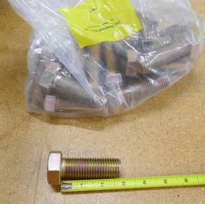 Bag of 20 large bolts, ATC 10.9mm