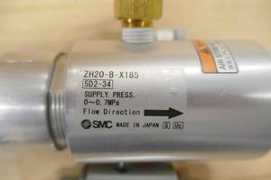 New SMC ZH20-B-X185 Vacuum Ejector 30mm Passage, Supply 0-0.7MPa, Vacuum -4.5kPa