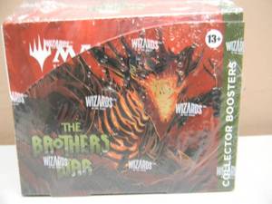MAGIC THE GATHERING - THE BROTHERS WAR UNOPENED - COLLECTOR BOOSTERS - WIZARDS OF THE COAST - FANTASTIC PIECE - SEE PICTURES