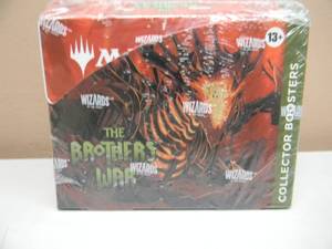MAGIC THE GATHERING - THE BROTHERS WAR UNOPENED - COLLECTOR BOOSTERS - WIZARDS OF THE COAST - FANTASTIC PIECE - SEE PICTURES