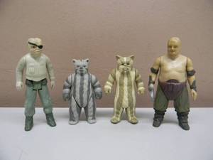 VINTAGE 1979 KENNER STAR WARS ROTJ, TEEBO EWOK, RANCOR KEEPER & 1983 EWOK  ACTION FIGURES - FANTASTIC ORIGINAL PIECES - SEE PICTURES