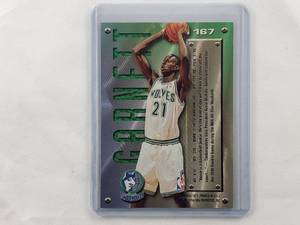 lot 15 image: Kevin Garnett Rookie Fleer Metal 95-96 #167