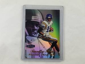 lot 41 image: Randy Moss Rookie Fleer Flair Showcase