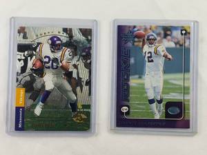 lot 42 image: Lot of 2 Robert Smith Rookie Upper Deck Premier Prospects #8, Daunte Culpepper Rookies & Stars #260