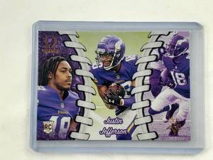 lot 48 image: Justin Jefferson Rookie Panini Chronicles Omega No. O-14