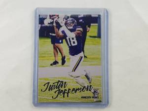 lot 50 image: Justin Jefferson Rookie Panini Luminance No. 217