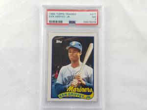 lot 52 image: Ken Griffey Jr. 1989 Topps Traded #41T PSA NM 7