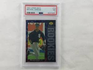lot 59 image: Michael Jordan MLB Star Rookie 1994 Upper Deck #19 PSA NM 7