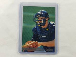 lot 63 image: Joe Mauer Silver Rookie Card Stadium Club No. 107