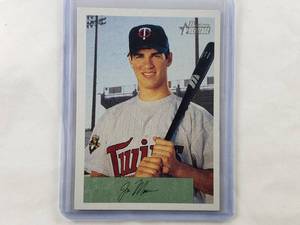 lot 68 image: Joe Mauer Rookie Bowman Heritage No. 238