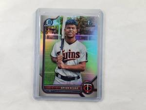 lot 71 image: Bryan Acuna Rookie 1st Bowman Refractor Numbered 39499 No. BCP-151