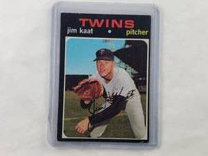 lot 94 image: Jim Kaat 1971 Topps No. 245