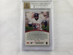 lot 118 image: David Ortiz #76 Rookie Autograph Slab Donruss Signature Beckett 8 NM-MT