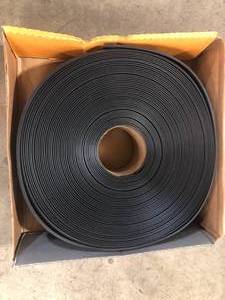 700 Series Black 4 in. x 120 ft. x 18 in. Thermoplastic Rubber Wall Cove Base Coil by ROPPE  Customer Returns See Pictures