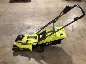 16 in. 13 Amp Corded Electric Walk Behind Push Mower by RYOBI Customer Returns See Pictures