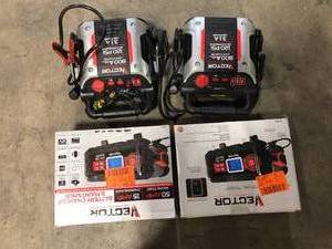 Lot of Assorted Vector Portable Power Starteers   Customer Returns See Pictures