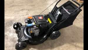 21 in. 3-in-1 Gas Self Propelled Walk Behind Lawn Mower by PowerSmart Customer Returns See Pictures