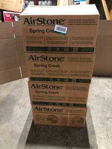 4 Lots of Spring Creek Gray 2 - 4 in. x 4 - 12 in. Cement Standard Primary Wall Tiles (8 sq. ft.case) by AIRSTONE  Customer Returns See Pictures