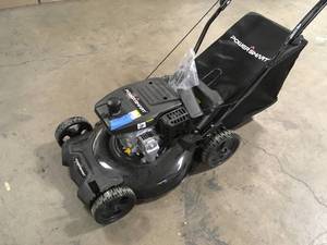 lot 18 image: 21 in. 3 in 1 Gas Self Propelled Mower by PowerSmart Customer Returns See Pictures