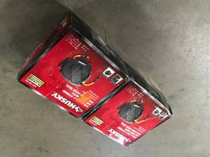 lot 29 image: 2 Lots of 38 in. x 50 ft. Enclosed Hybrid Air Hose Reel by Husky Customer Returns See Pictures