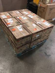 lot 40 image: Pallet of HL 6 in. Mounting Frame for Round and Square Canless Recessed Fixtures (6-Pack) by Halo (18 Boxes) Customer Returns See Pictures