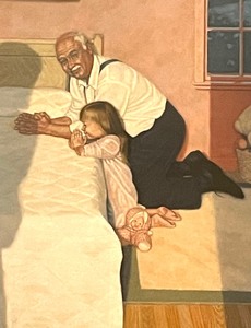 lot 57 image: Praying with Grandpa, Passing on Faith Limited Edition Print by Craig M. Gallagher