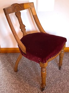 lot 59 image: Two Vintage Wooden Chairs